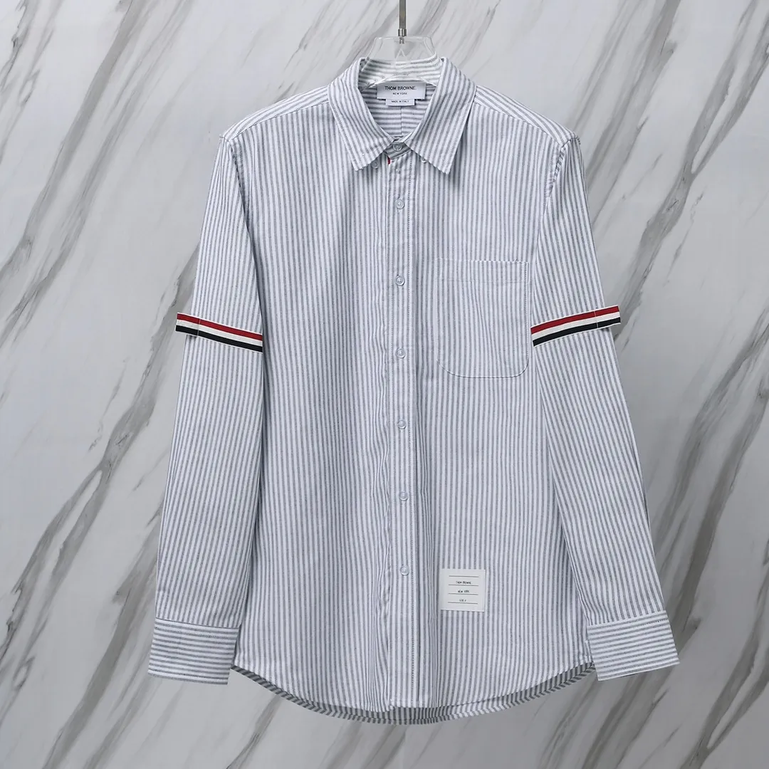 ：970（TB + ） THOM BROWNE . TB Classic + ZP Authentic Same Style TB ：Blue /Gray Size：0/1/2/3/4